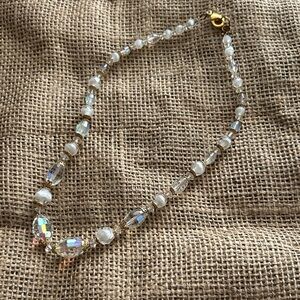 Elegant Crystal and other beaded Necklace